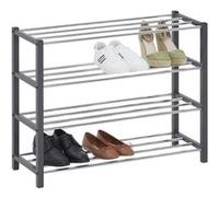 Etagère à chaussures DUBLIN gris, 4 niveaux Gris G