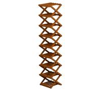 Étagère à chaussures en bois - Étagère à plusieurs niveaux pour chaussures, organiseur de chaussures pliable - pour entrée, chambre à coucher, placard, garage, vestiaire, salle de bain, salon