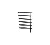 Étagère à chaussures lot de 3 métal noir FERRO