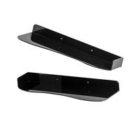 Étagère À Chaussures Murale - Plateau De Rangement Flottant En Acrylique De 30 X 10 X 3 Cm, Présentoir De Baskets Noir De 3 Mm D'épaisseur, Support De Rangement Moderne Permettant D'économiser De L'es