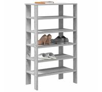 Étagère à chaussures noir 61x32x105 cm bois d'ingénierie vidaXL