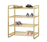 Étagère à chaussures, organiseur moderne et peu encombrant, support de rangement de chaussures robuste pour placard, vestiaire, chambre, garage