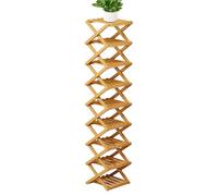 Étagère à chaussures pliable à plusieurs niveaux en bois, support de chaussures | Rangement de chaussures peu encombrant sans outils pour entrée, chambre à coucher, placard, couloir, garage, vestibule