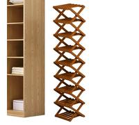 Étagère à chaussures pliable | Support à chaussures à plusieurs niveaux - Organiseur vertical pour chaussures - Pour entrée, chambre à coucher, placard, garage, vestiaire, salle de bain, salon