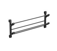 Étagère à chaussures - Porte-chaussures pliable pour montage mural | Compact Suspendu ShoeOrganizer ABS Tube galvanisé Étagère de rangement peu encombrante Armoire de porte d'entrée Plusieurs paires