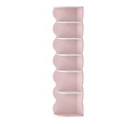 Étagère à chaussures pour enfants Vestnes 108 x 27 x 27 cm rose blanc