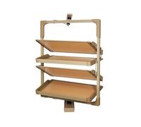 Étagère à chaussures rotative à 360° à 7 niveaux réglables en hauteur, organiseur de rangement extractible pour entrée et vestiaire