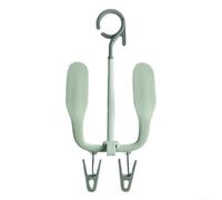 Étagère à chaussures rotative multifonction et support de séchage pour la | Salle de bain et balcon - Solution de rangement peu encombrante pour petits appartements, organiseur portable avec crochet