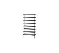 Étagère à chaussures set de 4 métal noir FERRO