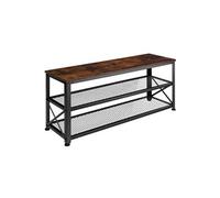 Etagère à chaussures style industriel Bois foncé industriel, rustique