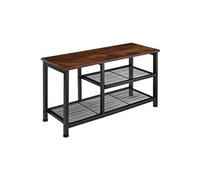 Etagère à chaussures style industriel Bois foncé industriel, rustique