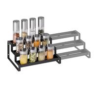 Étagère à condiments à 3 niveaux extensible pour pots de sel | Boîte à sucre pour cuisiniers, amateurs de cuisine, chef, parents, distributeur, armoire, camping-car
