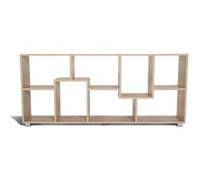 IDMarket - Étagère à Double Position Tania Bois Imitation hêtre L.161 cm