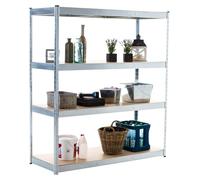 CLP Etagère De Rangement Pour Charges Lourdes 160 x60x180 cm , Argent