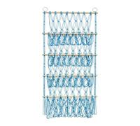 Étagère à en peluche - Support mural à 4 niveaux pour animaux en peluche, organiseur à suspendre en , hamac réglable en hauteur | Solution de rangement bohème pour chambre d'enfant