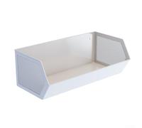 Étagère à épices magnétique pour réfrigérateur, étagère de rangement en métal avec fixation aimantée, étagère magnétique de réfrigérateur pour l'organisation et le rangement de la cuisine (blanc)