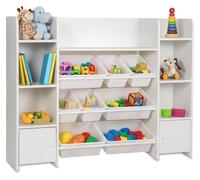 Étagère à jouets pour enfants avec 8 boîtes et 3 étagères