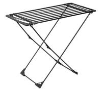 Étagère à linge autoportante - Extensible - Pliable - XXL - 110–189 cm - Métal - Noir