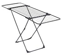 Étagère à linge extensible - Séchoir à linge métallique - XXL - Réglable de 108 à 182 cm - Noir