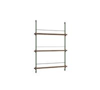Étagère à Magazines , Bibliothèque, Chêne Fumé Moyen/vert Pin