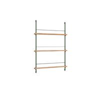 Étagère à Magazines , Bibliothèque en Chêne Moyen/vert Pin