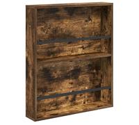 Étagère à magazines murale - vidaXL - Chêne fumé - Bois d'ingénierie - 60x12x70 cm - 4,5 kg - Durable - Étagère moderne