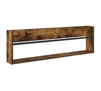 Étagère à magazines - vidaXL - Chêne fumé - 100x12x30 cm - Bois d'ingénierie - Durable - 1 étagère - Usage intérieur