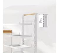 Étagère à micro-ondes robuste à 4 niveaux avec rangement, étagère de cuisine noire pour comptoir, organiseur réglable pour économiser de l'espace pour les petits espaces