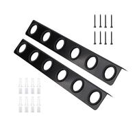 Étagère à outils de remorque - Étagère de rangement robuste pour 6 outils pour remorque | Organisateur d'outils robuste avec poignée droite, sac de pelle pour l'aménagement paysager, 2 pièces
