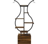 Étagère à plantes avec lampe - Modèle B, 1 pièce - Structure métallique - Support pour plantes d'intérieur - Lampe avec minuterie - Pour le salon