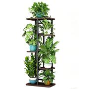 Étagère à plantes d'intérieur - Étagère métallique d'angle avec 5 niveaux - Gain de place - Idéale pour le salon, le balcon ou la terrasse