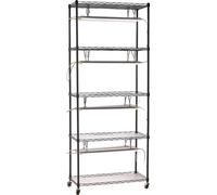 Étagère à plantes DIY avec lampes de culture, support pour plantes d'intérieur de 180 cm de haut avec roulettes, lampes de culture à spectre complet 192 W 5000 K, présentoir à plantes en métal robuste