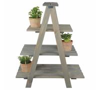 Etagère à plantes en bois vieilli