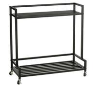 Étagère à plantes sur roulettes Mica Decorations Greenrax - Support pour plantes d'intérieur, plantes d'extérieur ou outils de jardinage - Étagère à plusieurs niveaux pouvant servir de soucoupe pour p