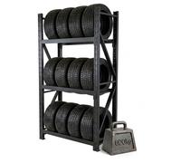 Étagère à pneus, support pneus, rangement pneus, porte-jantes, 12 pneus