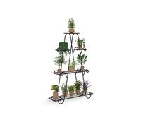 IDMarket Etagère à pots de fleurs porte plante en métal 9 niveaux
