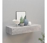 vidaXL Étagère Murale - Gris béton