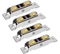 Étagère à tiroirs, 4 éléments, capacité de 30 kg, acier inoxydable 304, roulettes doubles, porte coulissante, Raifach