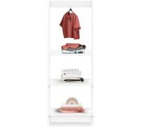 Étagère à vêtements enfant SALLY en pin massif - Blanc Blanc G
