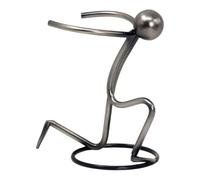 Étagère à vin en métal pour bureau - Porte-bouteille créatif, support décoratif pour salon, bureau, rangement de restaurant | Présentoir d'ornement artisanal pour une utilisation dans We