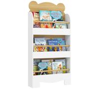 Étagère AIYAPLAY pour enfants Étagère pour enfants à 3 tablettes Étagère de rangement