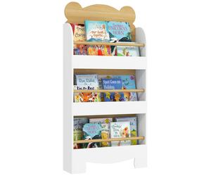 Étagère AIYAPLAY pour enfants Étagère pour enfants à 3 tablettes Étagère de rangement