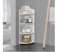 Étagère Angle Bjurholm pour Salle de Bain 90 x 28 x 28 cm Blanc