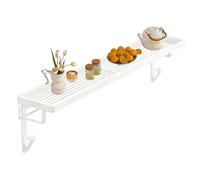 Étagère au-dessus du four - 19,69 pouces × 4,72 pouces × 2,76 étagère du four pour la partie supérieure de la cuisinière, grille supérieure en fer - étagères pour radiateurs en fer résistants au ca..