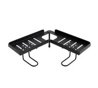 Étagère Au-Dessus Du Robinet Salle De Bain Rotation à 180 degrés, pliable | Étagère pour Lavabo de Salle de Bains Pour Brosse À Dents, Gobelet, Cosmétique, Shampoing, Lotion,
