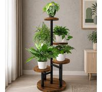 Étagère autoportante à plusieurs niveaux pour fleurs/support à plantes pour le salon, la décoration du balcon, l'exposition de succulentes en pot Support à plantes à cinq niveauxUn support à plantes é