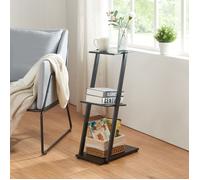 Étagère autoportante Rollag à 3 niveaux métal 72 x 40 x 25 cm noir