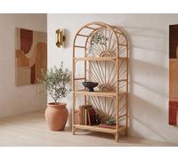 Etagère avec 3 tablettes en rotin - Naturel - NEMERI