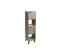 PEGANE Etagère avec 4 Cases en Bois Coloris Naturel - Longueur 34 x Profondeur 32 x Hauteur 146 cm