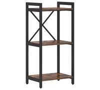 Vidaxl Bibliothèque Chêne Fumé 40 X 30 X 83 Cm Bois D'ingénierie